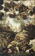 TINTORETTO, Jacopo Miracle of the Brazen Serpent USA oil painting artist